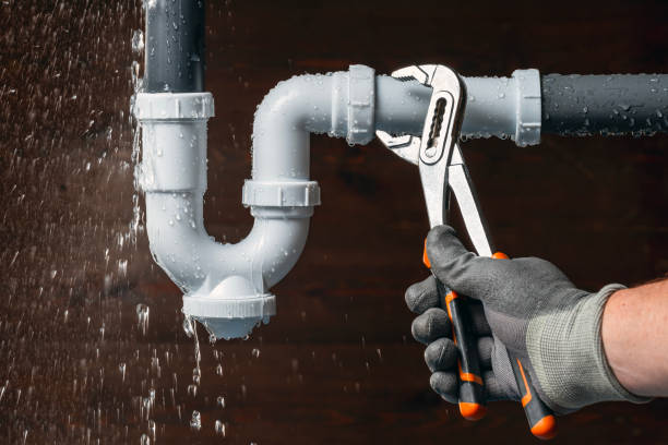 Professional Leak Detection technician working in Whitman, MA